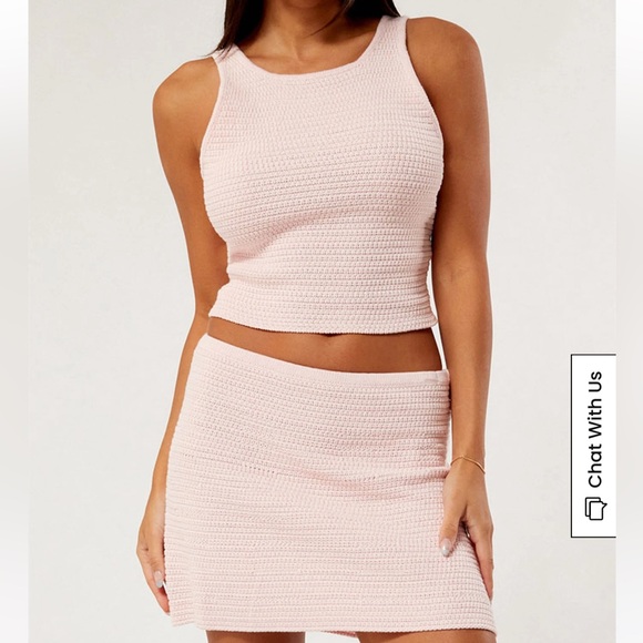Pacsun LA Hearts Tina Sweater Pink Set - Picture 1 of 4